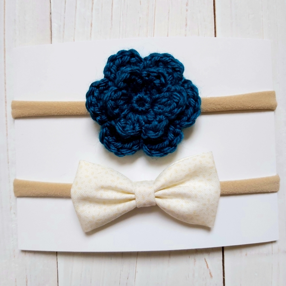 2/$12 Crocheted Baby Headband